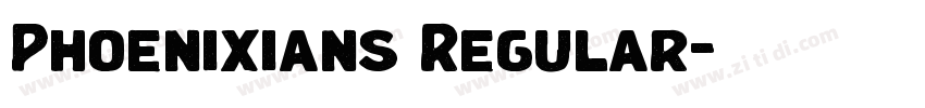 Phoenixians Regular字体转换